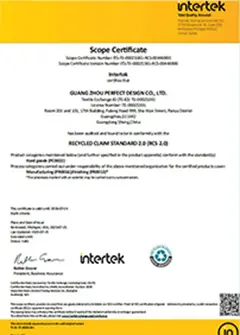С гордостью заявляем о принадлежности продукции к организации Recycled Claim Standard (RJC).
